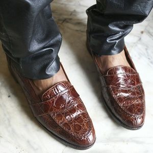 SOLDAlligator Vintage Ralph Lauren Genuine Loafer